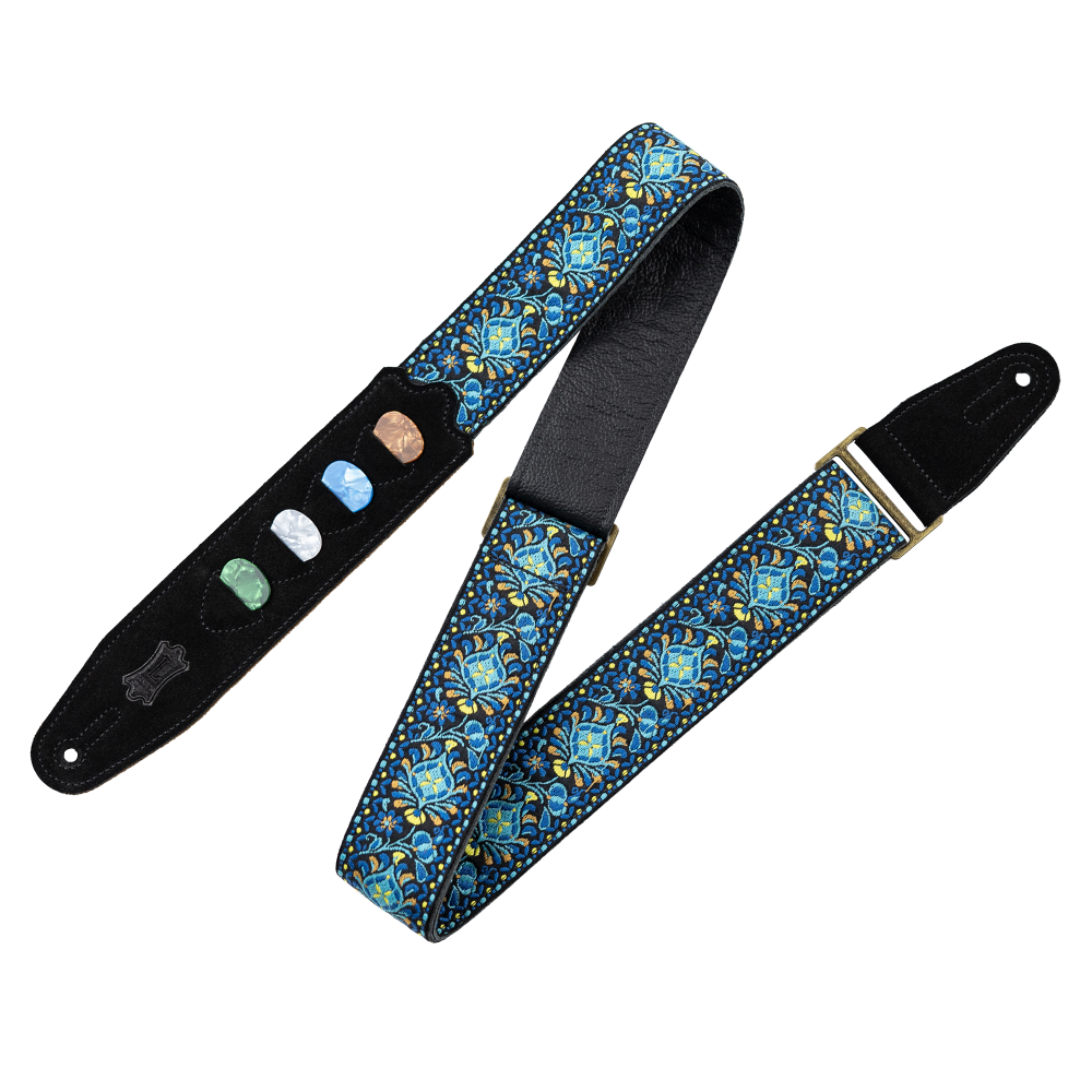 Levy's 2" Vintage Hootenanny Jackguard Weave Guitar Strap