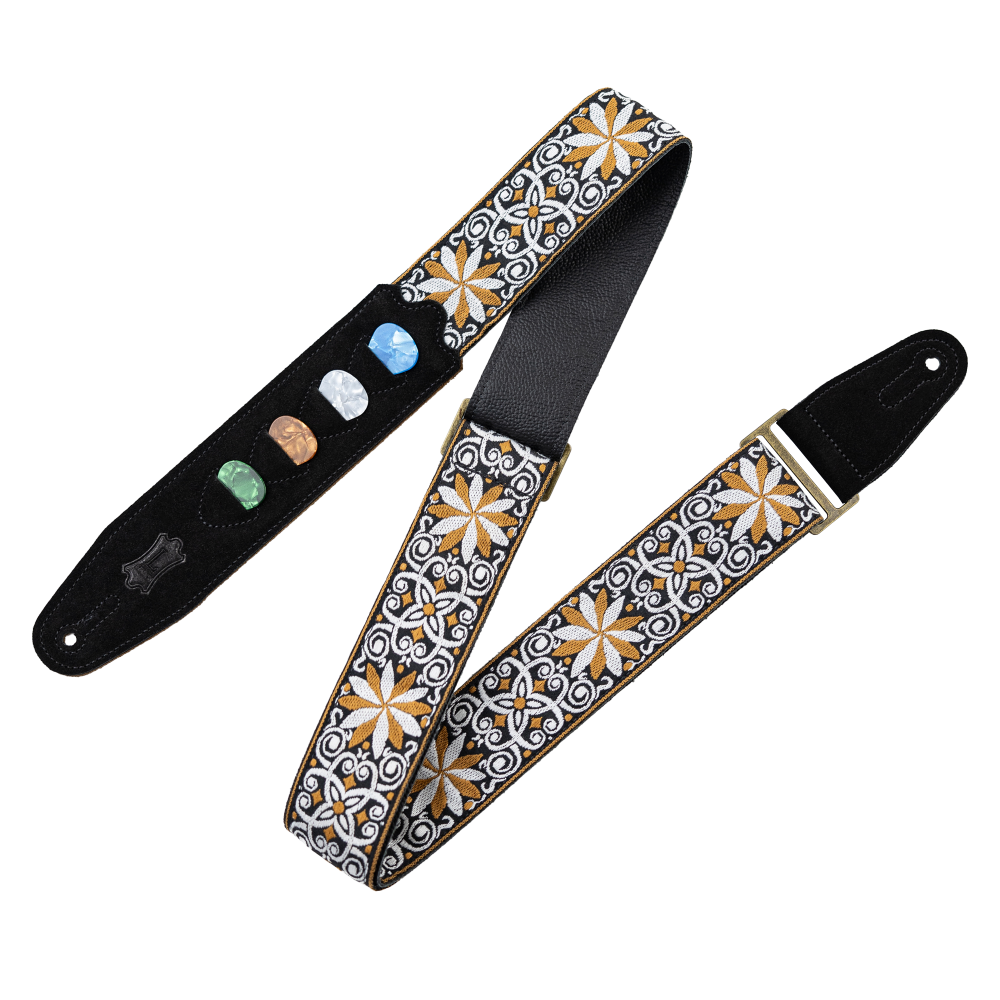 Levy's 2" Vintage Hootenanny Jackguard Weave Guitar Strap