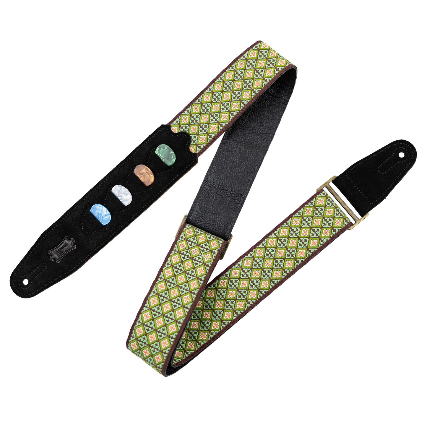 Levy's 2" Vintage Hootenanny Jackguard Weave Guitar Strap