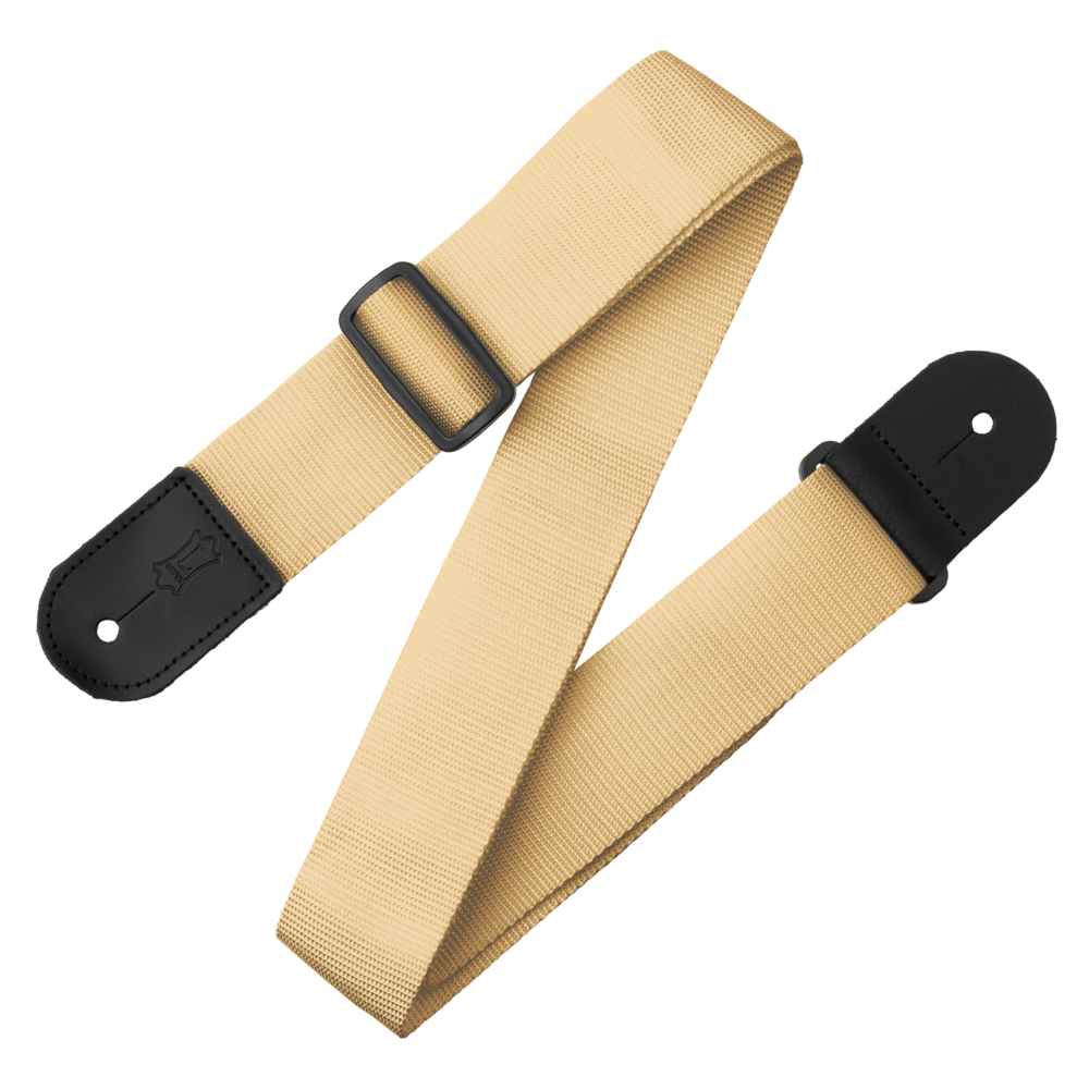 Levy's 2 inch tan poly guitar strap