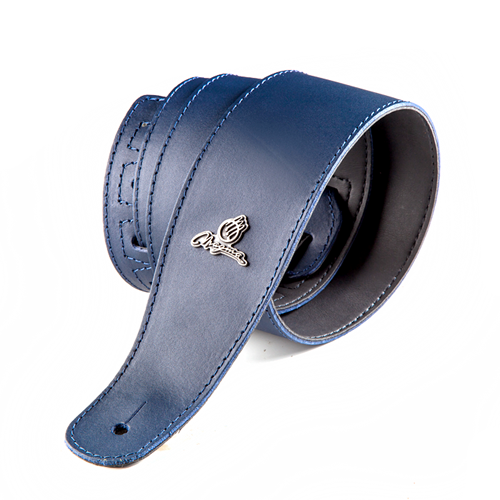 Magma Navy Blue covered leather strap (MC03)