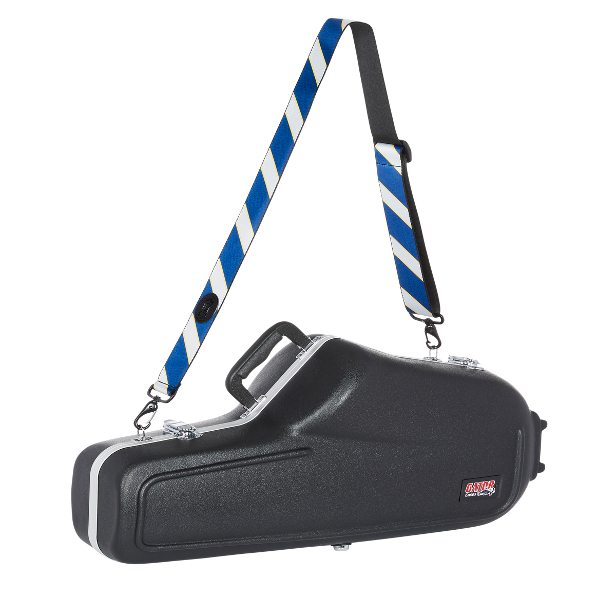 Levy's 2" MCS Polyester Spirit Case Strap in Blue/grey
