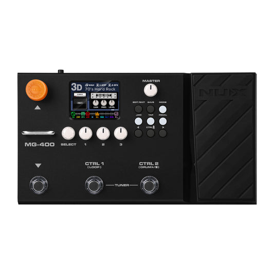 NUX MG-400 Multi FX Guitar Effects Processor – Amp Modelling & Multi Effects Pedal — official NUX photo 1