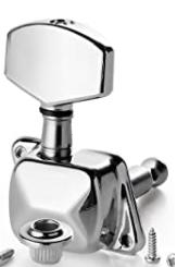 Holmer Acoustic/Electric Guitar Machine Heads - 3-a-side (MH 13-CR)