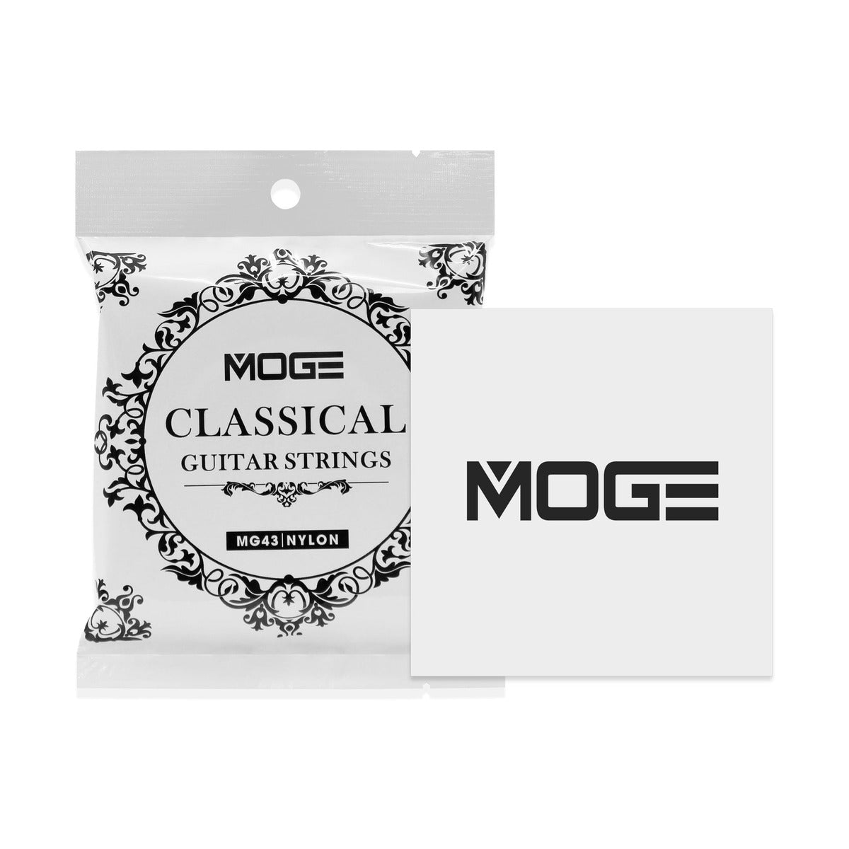 MOGE MG43 Classic Guitar Strings – Nylon / Silver-Plated, Standard Tension