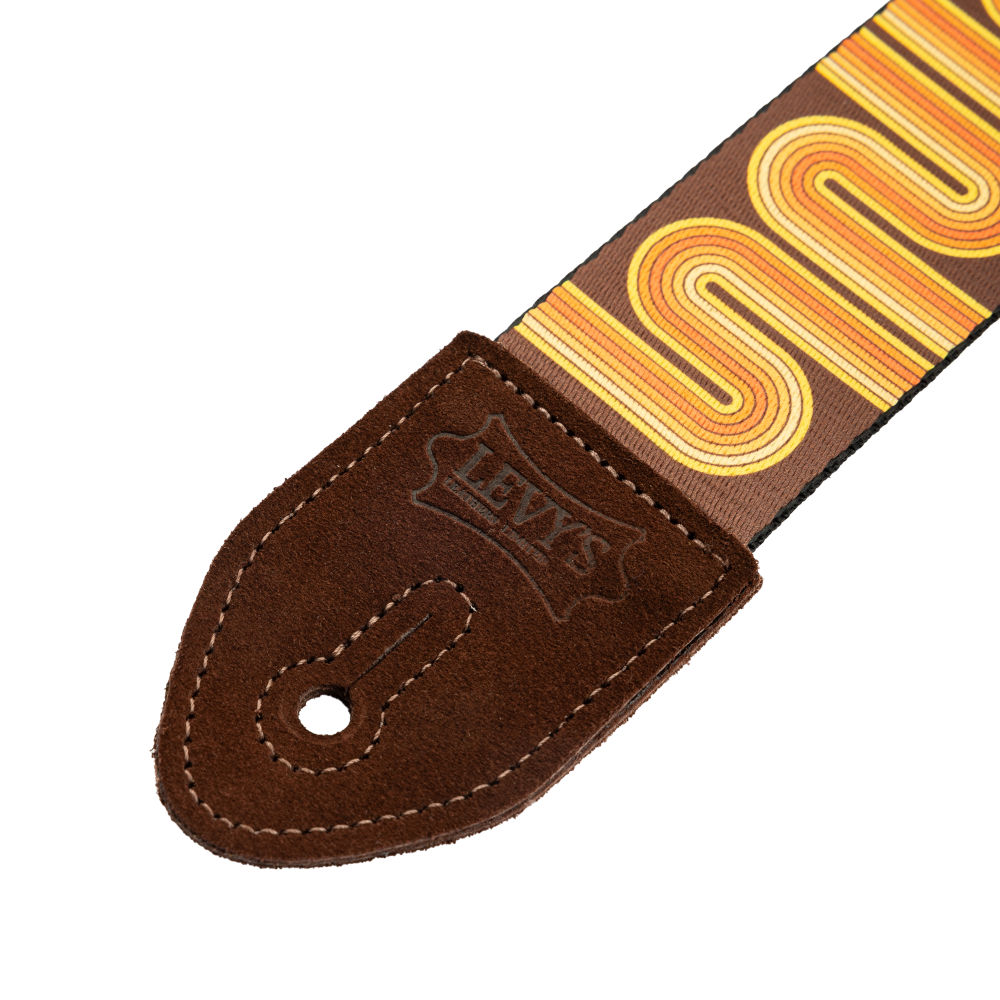 Levy's Mid Century Modern Guitar Strap Brown