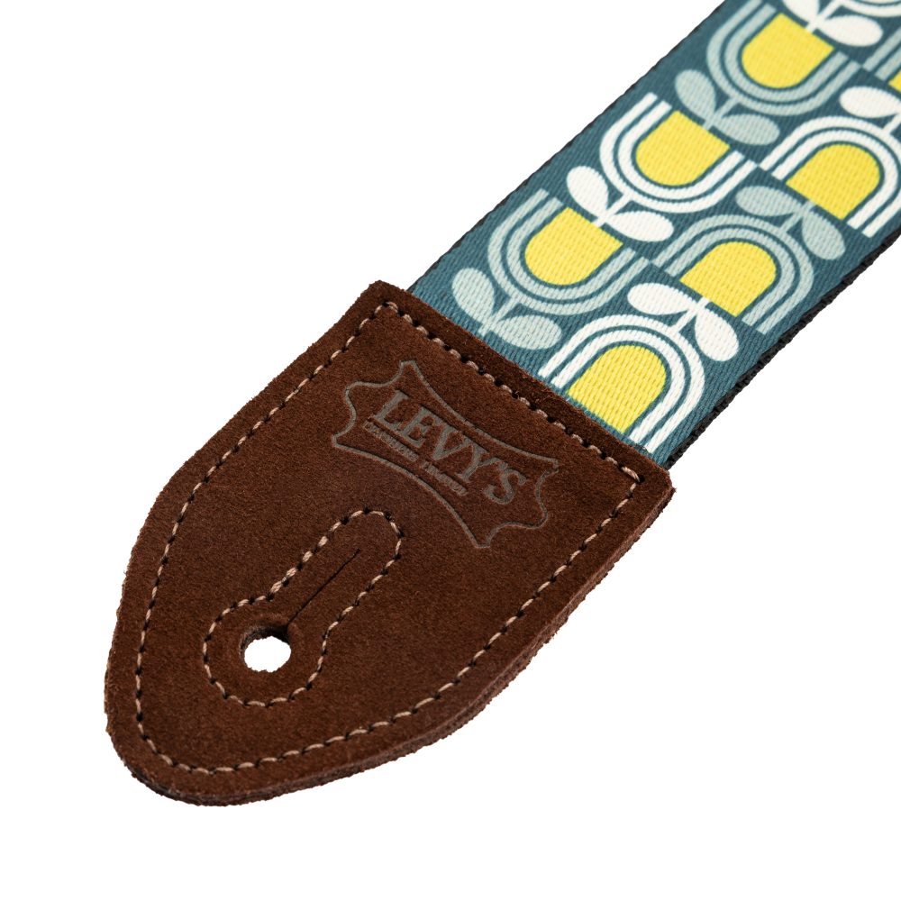 Levy's Mid Century Modern Guitar Strap Brown