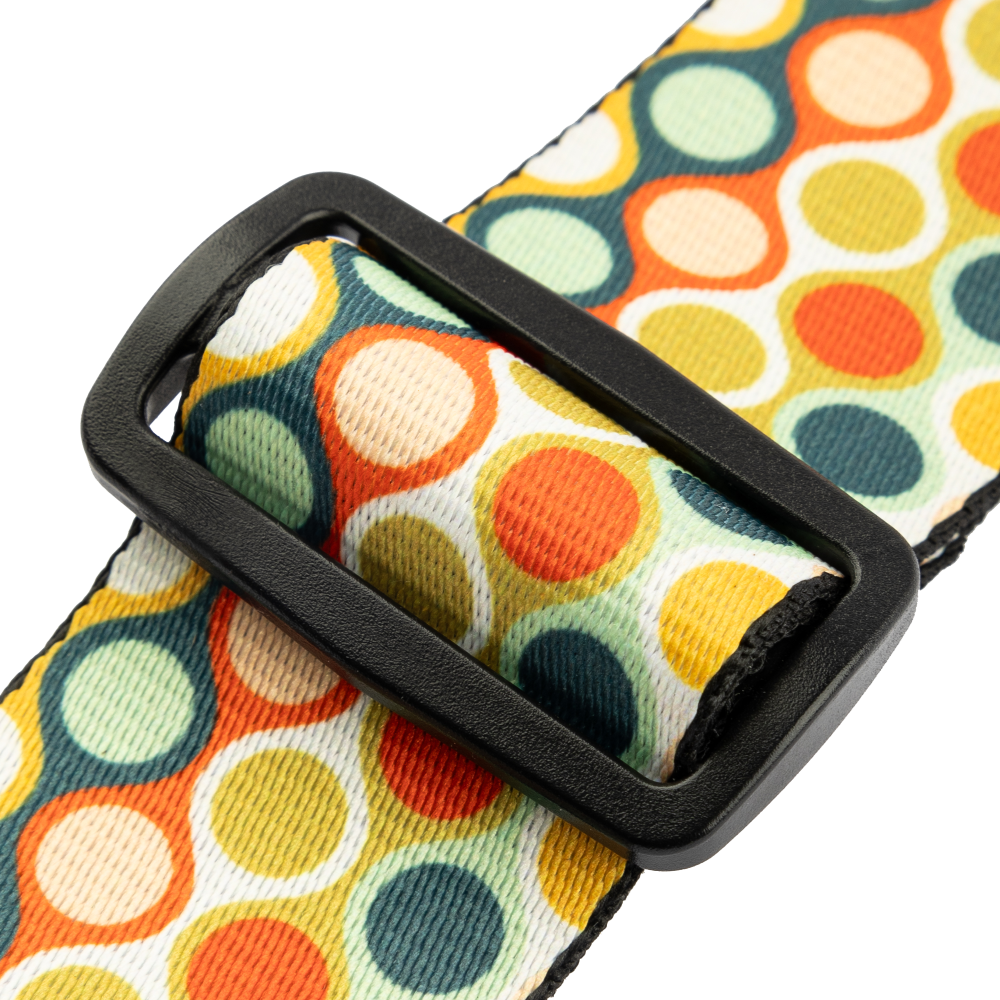Levy's Mid Century Modern Guitar Strap Red Blue Green