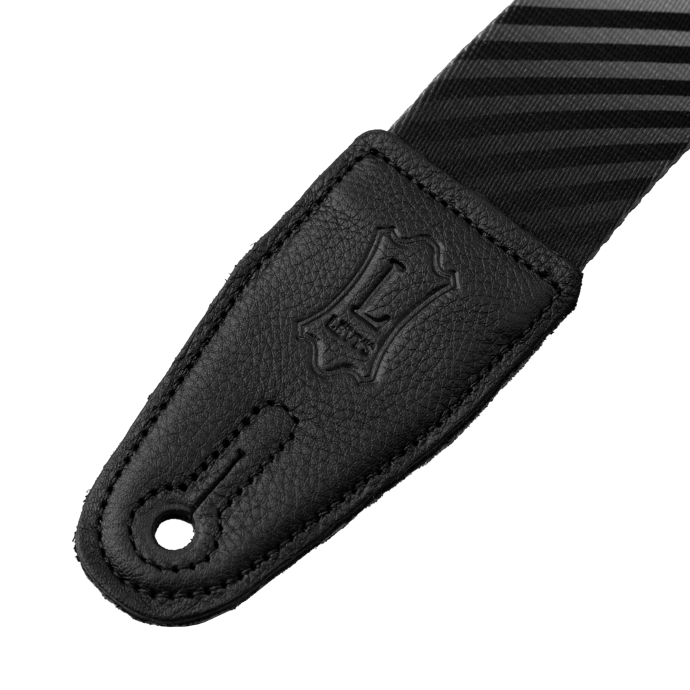 Levy's Optical Illusion Guitar Strap Black White