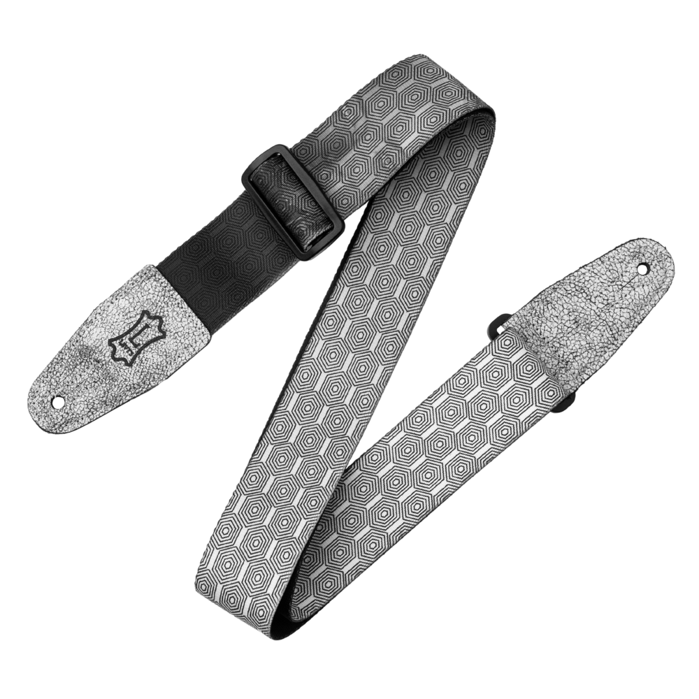 Levy's Optical Illusion Guitar Strap Black