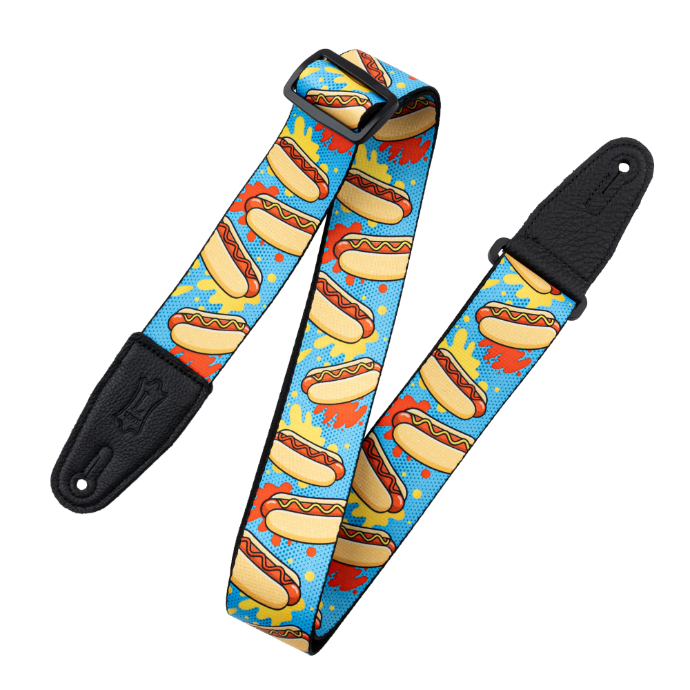Levy's Tasty Grooves Guitar Strap Hotdogs