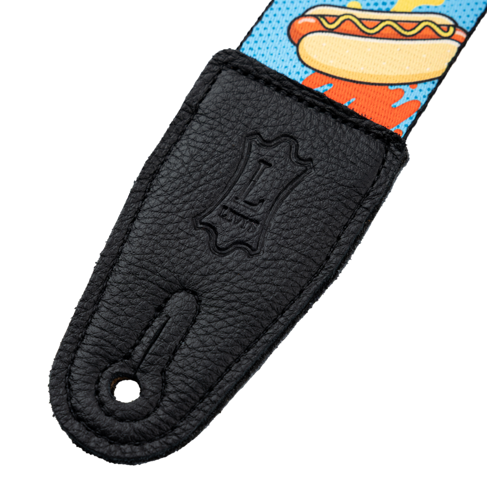 Levy's Tasty Grooves Guitar Strap Hotdogs