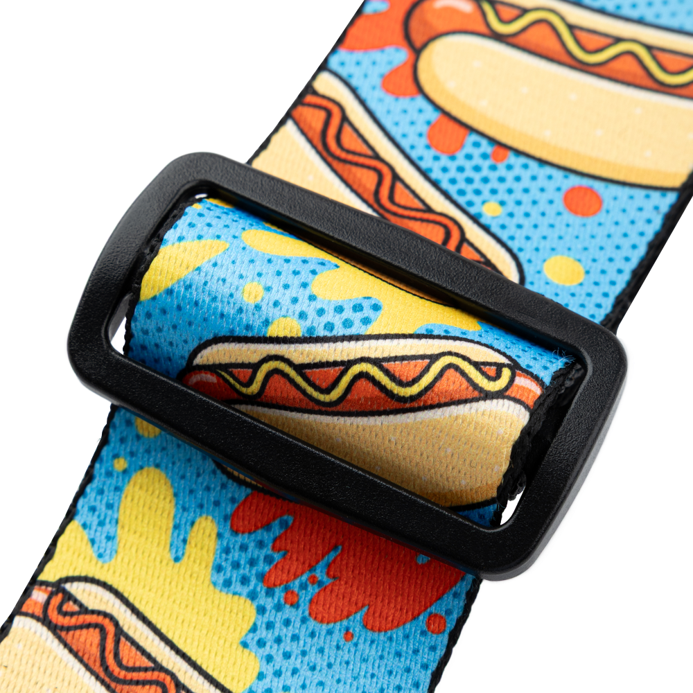 Levy's Tasty Grooves Guitar Strap Hotdogs