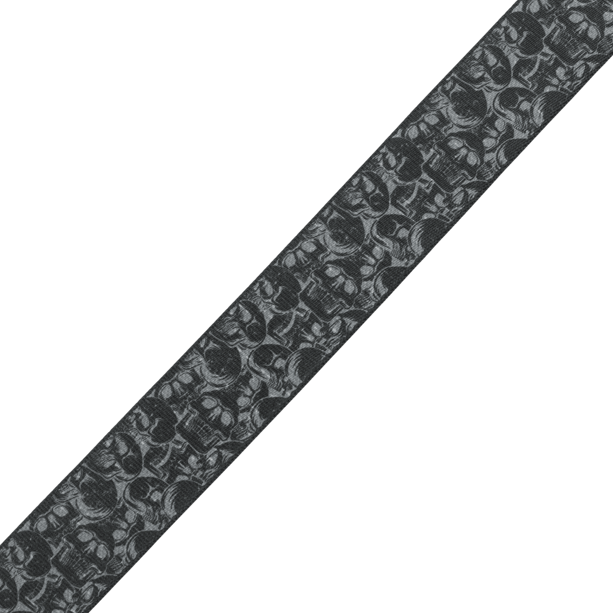 Levy's 2" Poly Guitar Strap Grey Skull