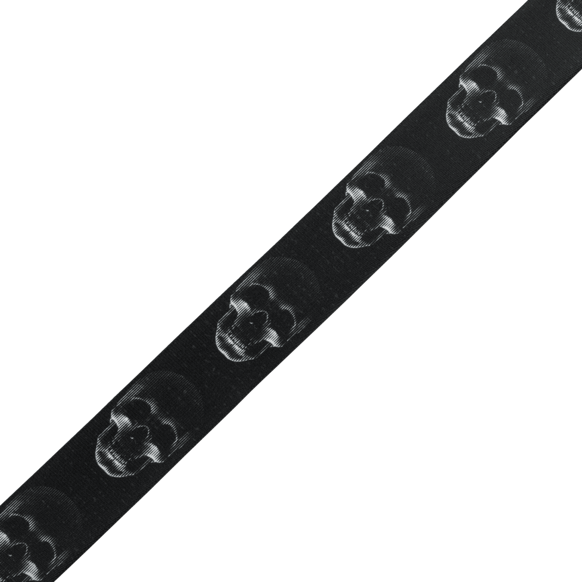 Levy's 2" Poly Guitar Strap Black Skull