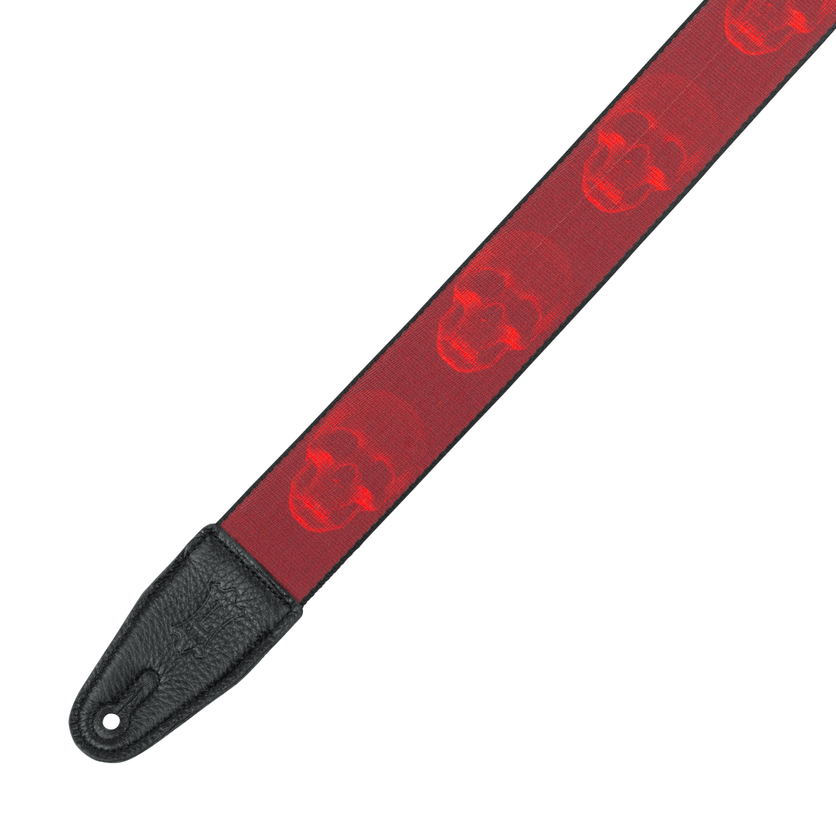 Levy's 2" Poly Guitar Strap Red Bull