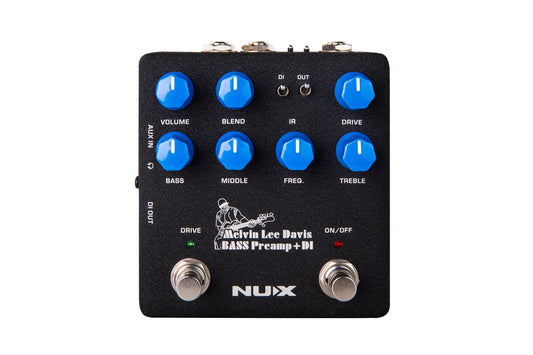 NUX Melvin Lee Davis NBP-5 Bass Preamp + DI Pedal — official NUX photo 1