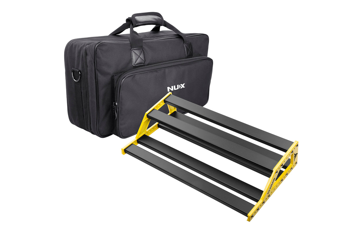 NUX Bumblebee Pedalboard – Medium Size Guitar Effects Pedal Board with Bag — official NUX photo 5