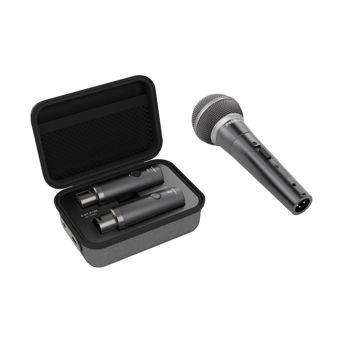 NUX B-3RC Wireless Microphone System – 2.4GHz Digital Handheld Mic