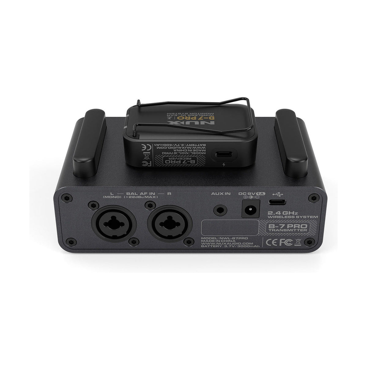 NUX B7 Pro Wireless In-Ear Monitoring System – Digital IEM Transmitter & Receiver Kit — official NUX photo 3