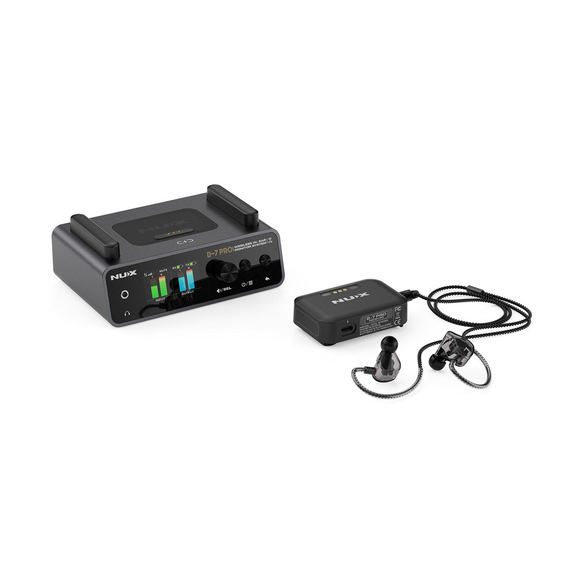 NUX B7 Pro Wireless In-Ear Monitoring System – Digital IEM Transmitter & Receiver Kit — official NUX photo 1