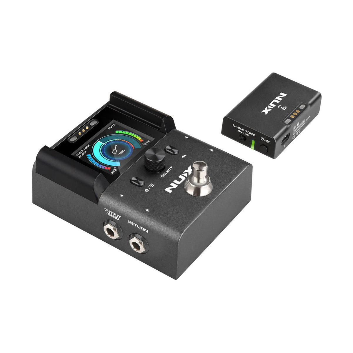 NUX B-8 2.4GHz Wireless Guitar & Bass System with Tuner, Boost & DI