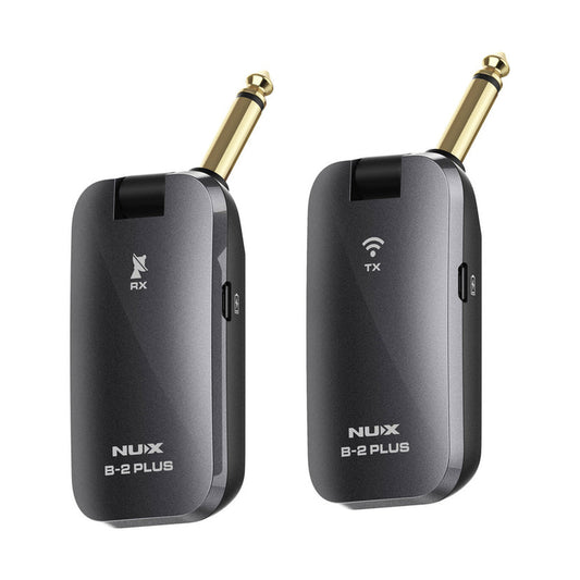 NUX B2 PLUS Wireless Guitar System – 2.4GHz Digital Low-Latency Plug-and-Play Wireless Kit — official NUX photo 2