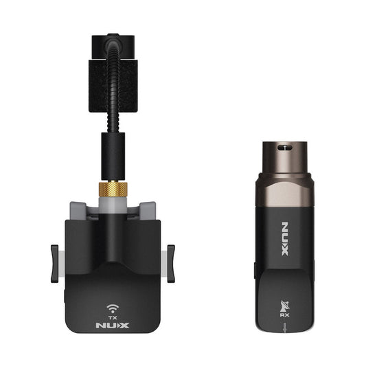 NUX B6 Wireless Saxophone Microphone System – Rechargeable Clip-On Mic — official NUX photo 3