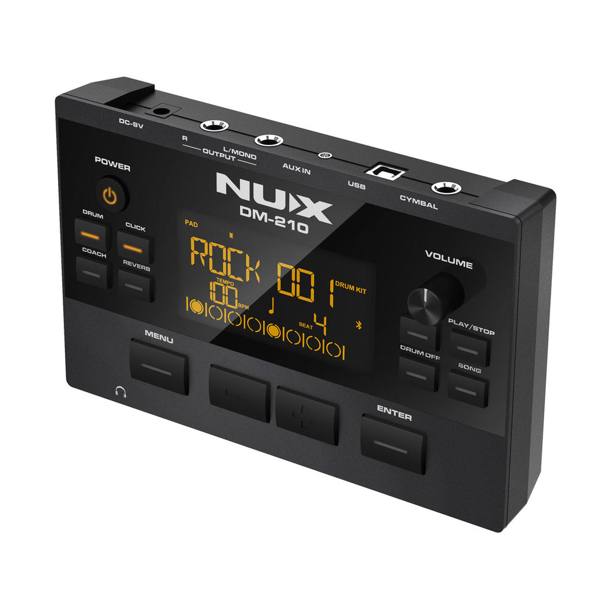 NUX DM-210 Electronic Drum Kit – All Mesh Head Digital Drum Set — official NUX photo 4
