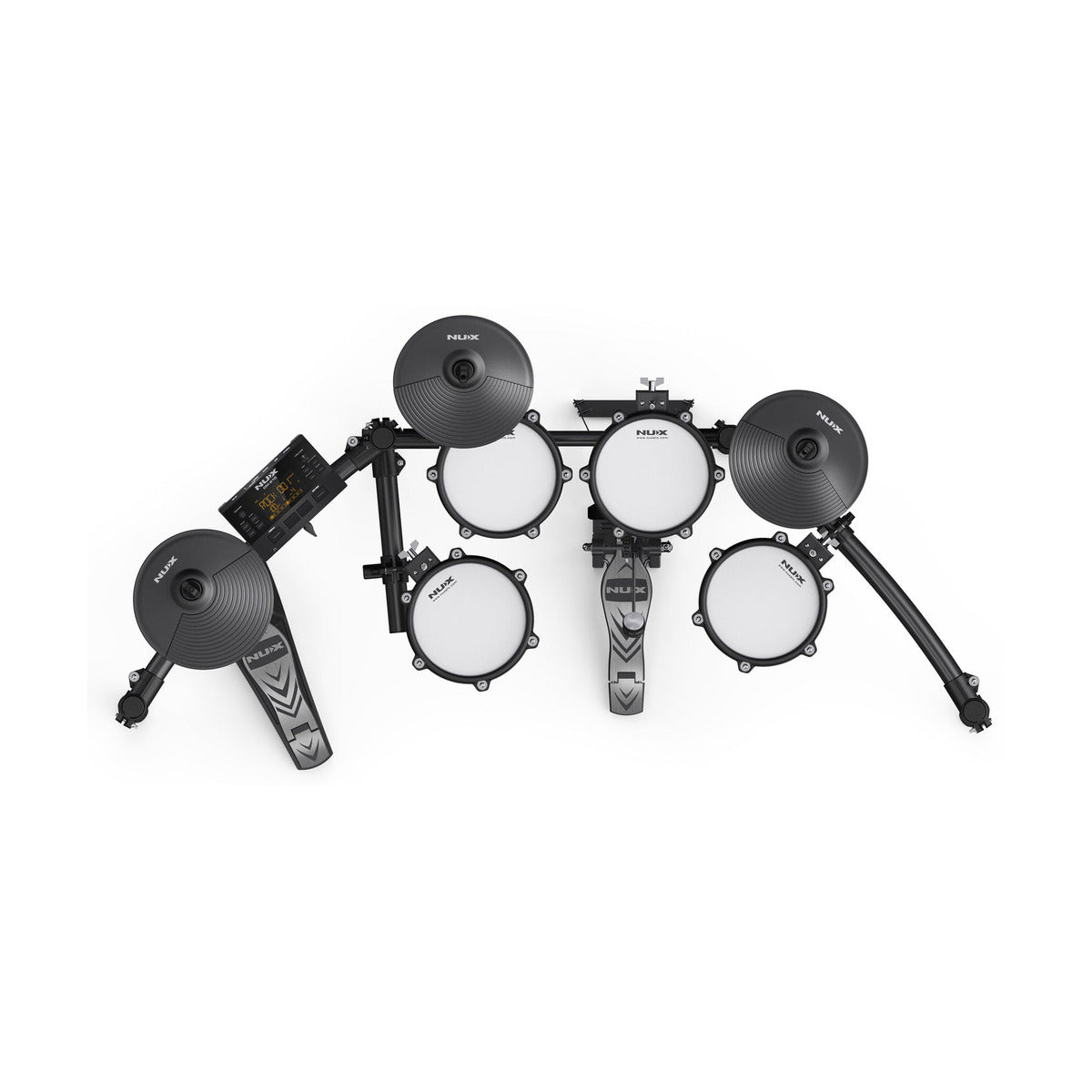 NUX DM-210 Electronic Drum Kit – All Mesh Head Digital Drum Set — official NUX photo 2