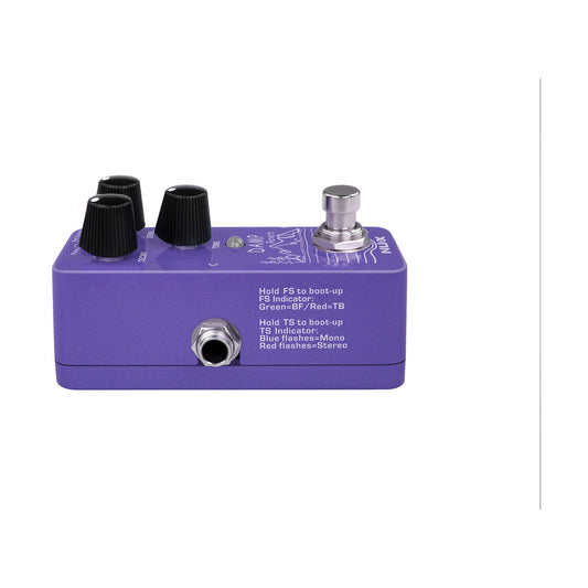 NUX Damp Reverb NRV-3 – Mini Stereo Reverb Pedal with Plate, Spring & Hall Modes — official NUX photo 4