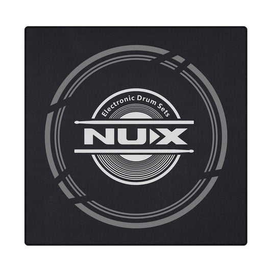 NUX Drum Rug 1.3m x 1.3m – Non-Slip Drum Mat for Stability & Pedal Grip — official NUX photo 1