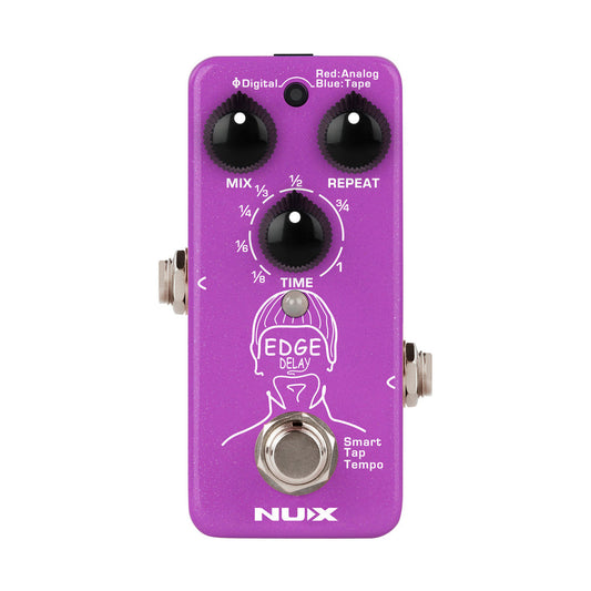 NUX Edge Delay (NDD-3) – Mini Stereo Delay Guitar Pedal with Tap Tempo — official NUX photo 1
