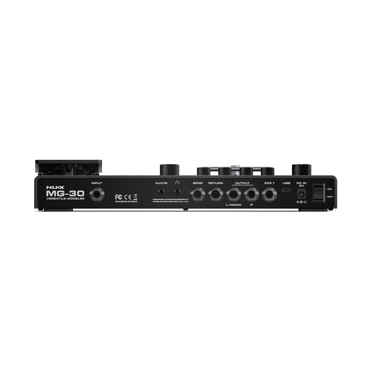 NUX MG-30 Multi Effects Pedal – Amp Modelling Guitar Processor with IR Loader & USB Interface — official NUX photo 5