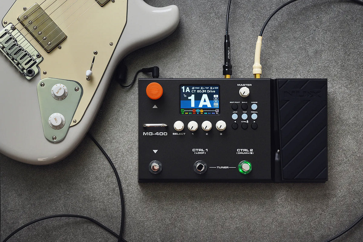 NUX MG-400 Multi FX Guitar Effects Processor – Amp Modelling & Multi Effects Pedal — official NUX photo 8