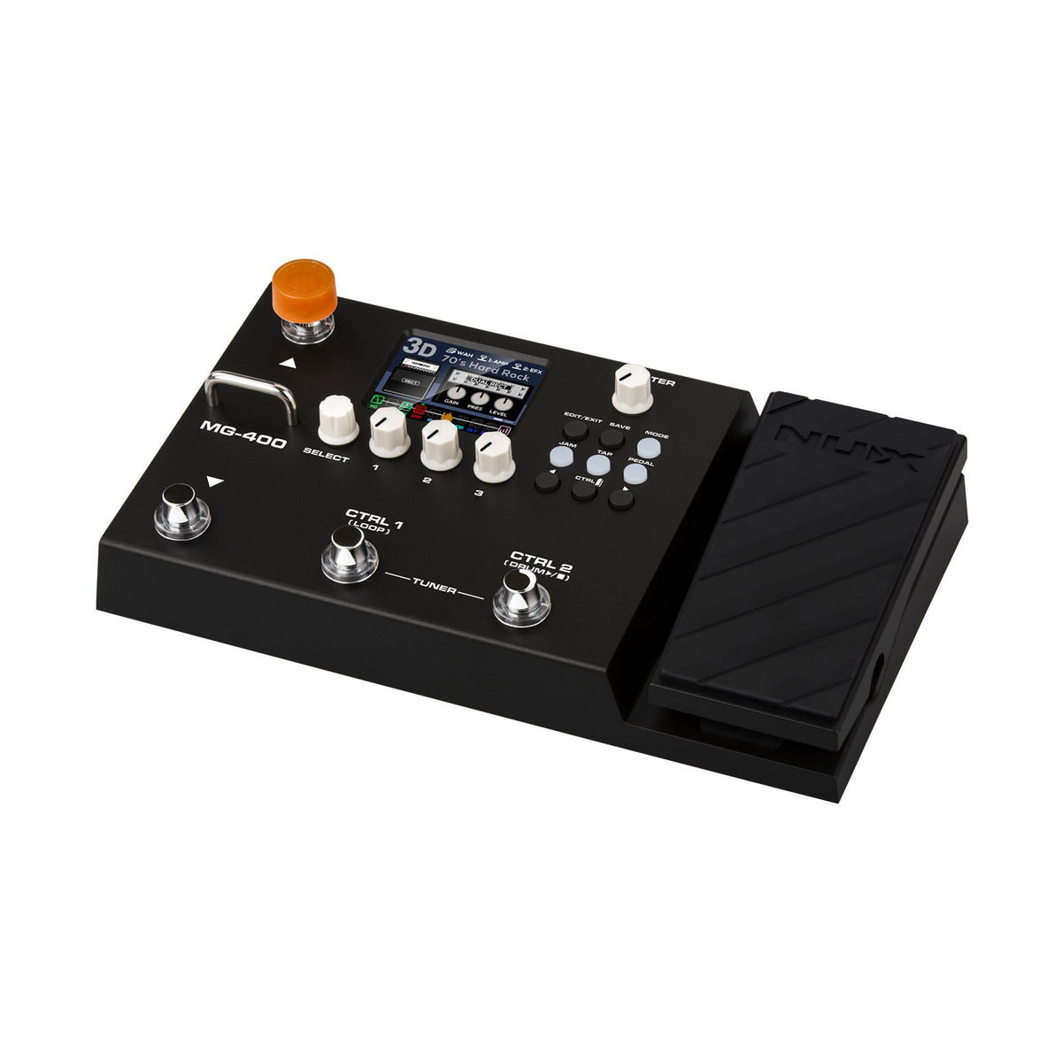 NUX MG-400 Multi FX Guitar Effects Processor – Amp Modelling & Multi Effects Pedal — official NUX photo 3