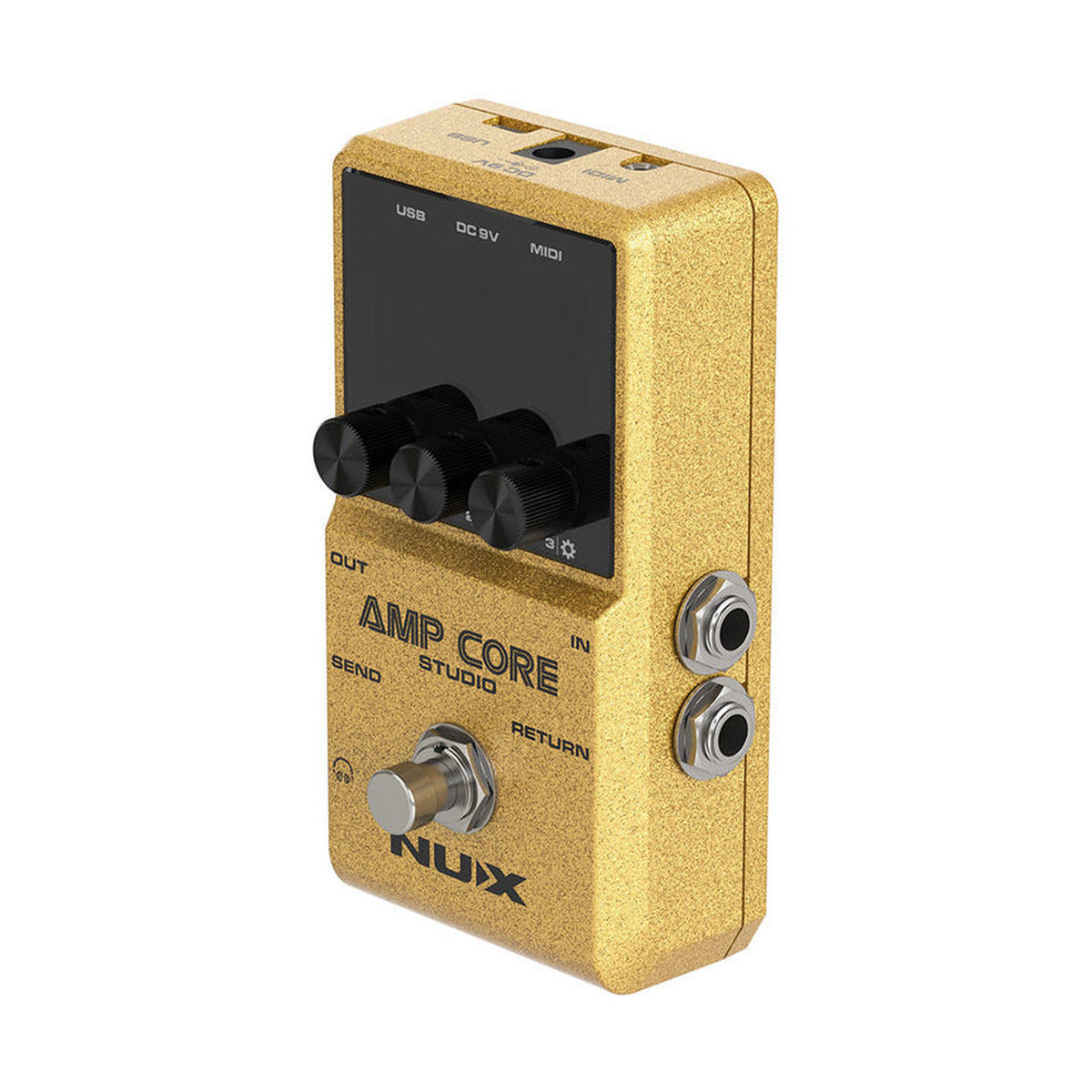 NUX Amp Core Studio Amp & Cabinet Simulator Effects Pedal — official NUX photo 3