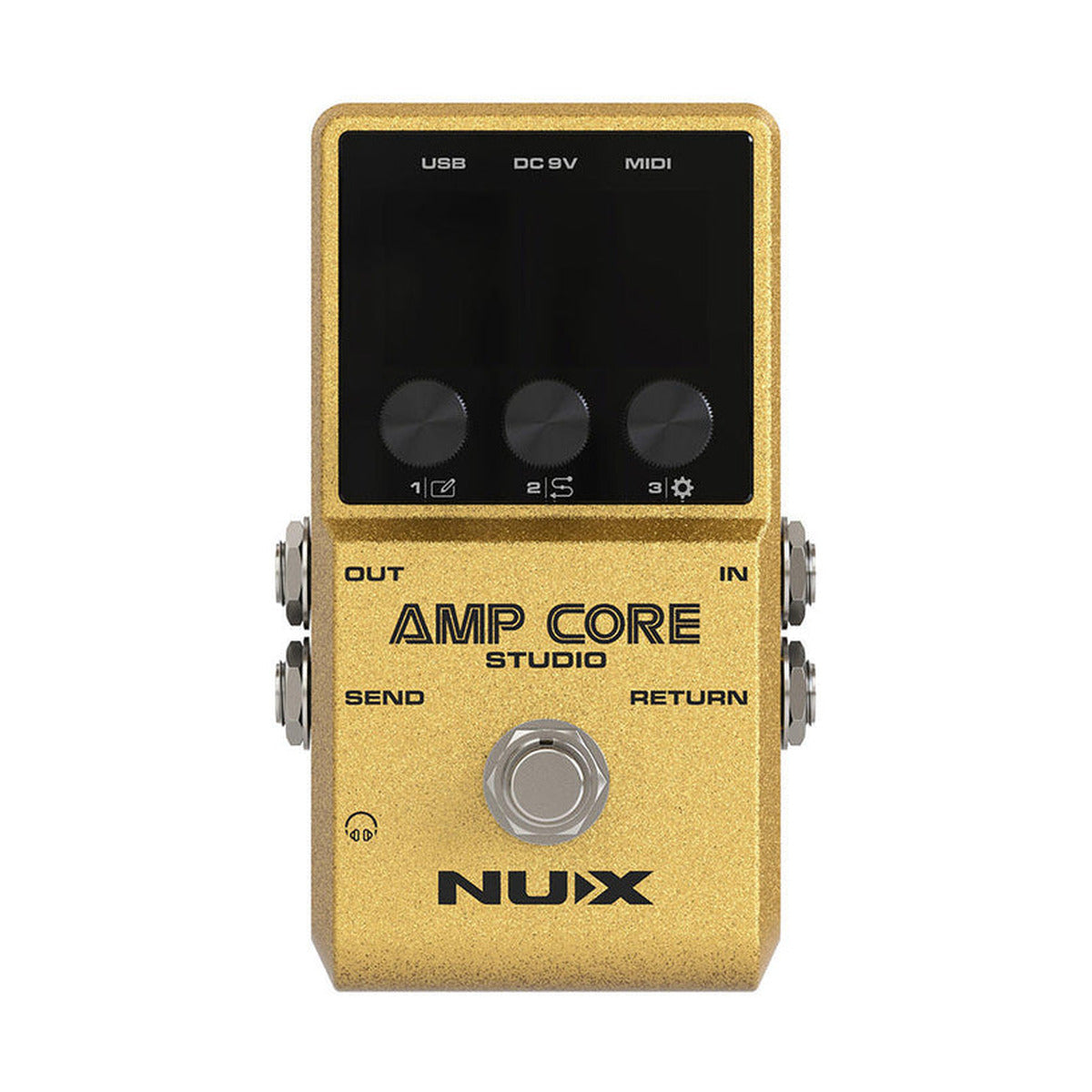 NUX Amp Core Studio Amp & Cabinet Simulator Effects Pedal — official NUX photo 1