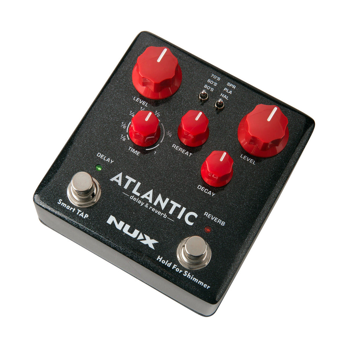NUX Atlantic Delay & Reverb Pedal – Stereo Ambient Effects with Smart Tap Tempo — official NUX photo 2
