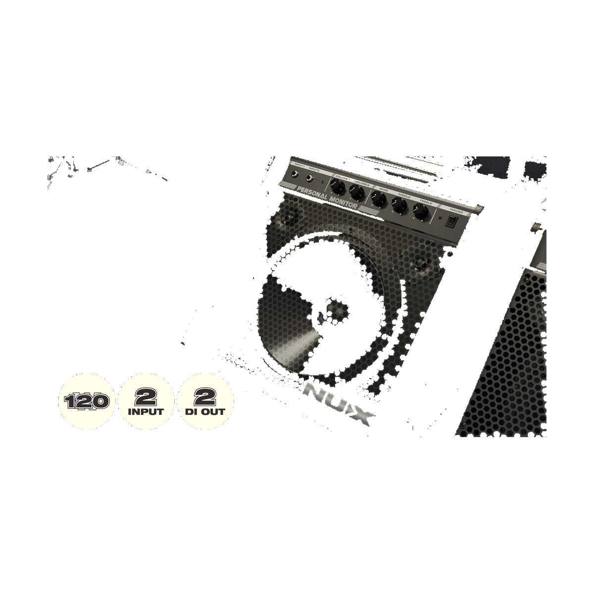 NUX NPA-100 120W Digital Drum & Personal Monitor Speaker