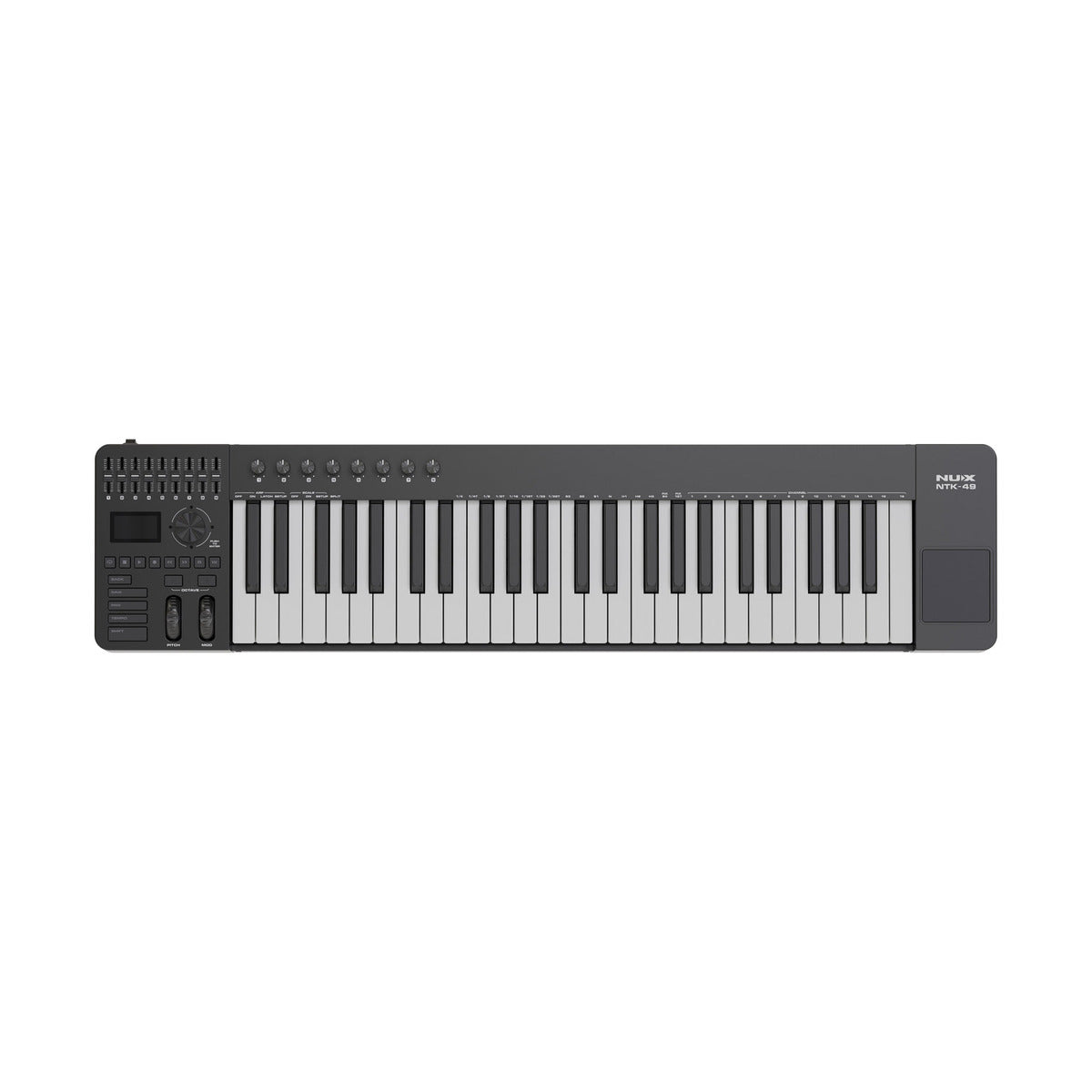 NUX NTK-49 49-Key MIDI Keyboard Controller with Aftertouch & DAW Controls — official NUX photo 1