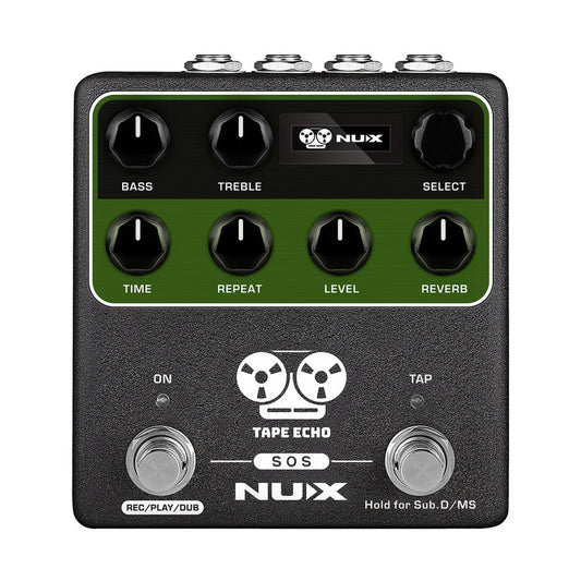 NUX Tape Echo Delay Effects Pedal – Vintage Tape-Style Echo with Modulation — official NUX photo 1