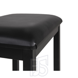 NUX NBM-2 Piano Bench – Padded Seat with Durable Metal Frame (Black)