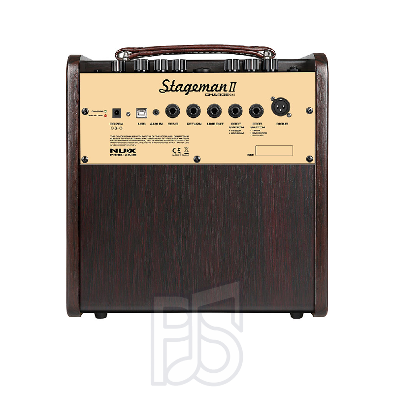 NUX AC-80 Stageman II 80W Acoustic Guitar Amplifier – Portable Acoustic Amp with Effects