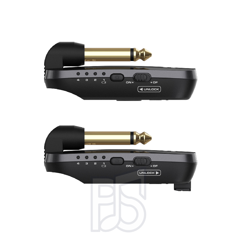 NUX B2 PLUS Wireless Guitar System – 2.4GHz Digital Low-Latency Plug-and-Play Wireless Kit