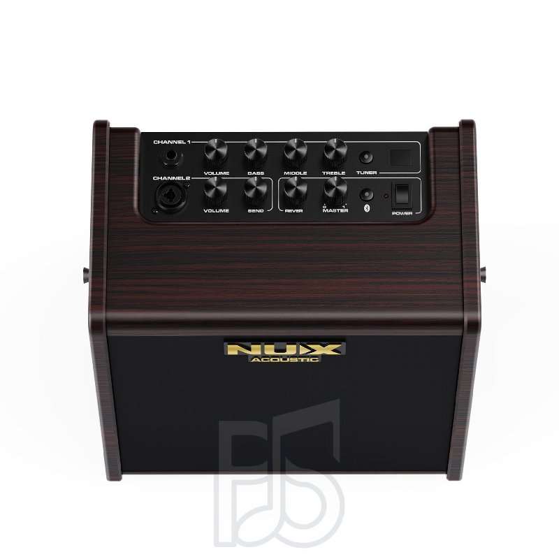 NUX AC-25 Portable Acoustic Guitar Amplifier – 25W Compact Practice Amp
