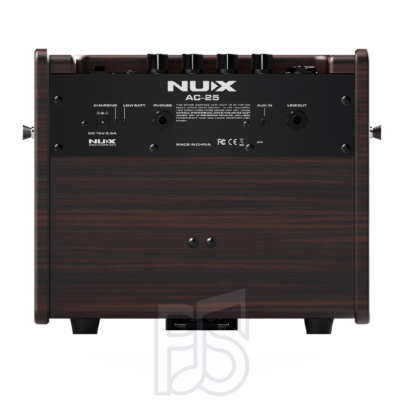 NUX AC-25 Portable Acoustic Guitar Amplifier – 25W Compact Practice Amp