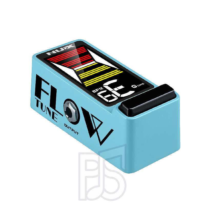 NUX Flow Tune Pedal Tuner – Blue Chromatic Guitar Tuner Pedal