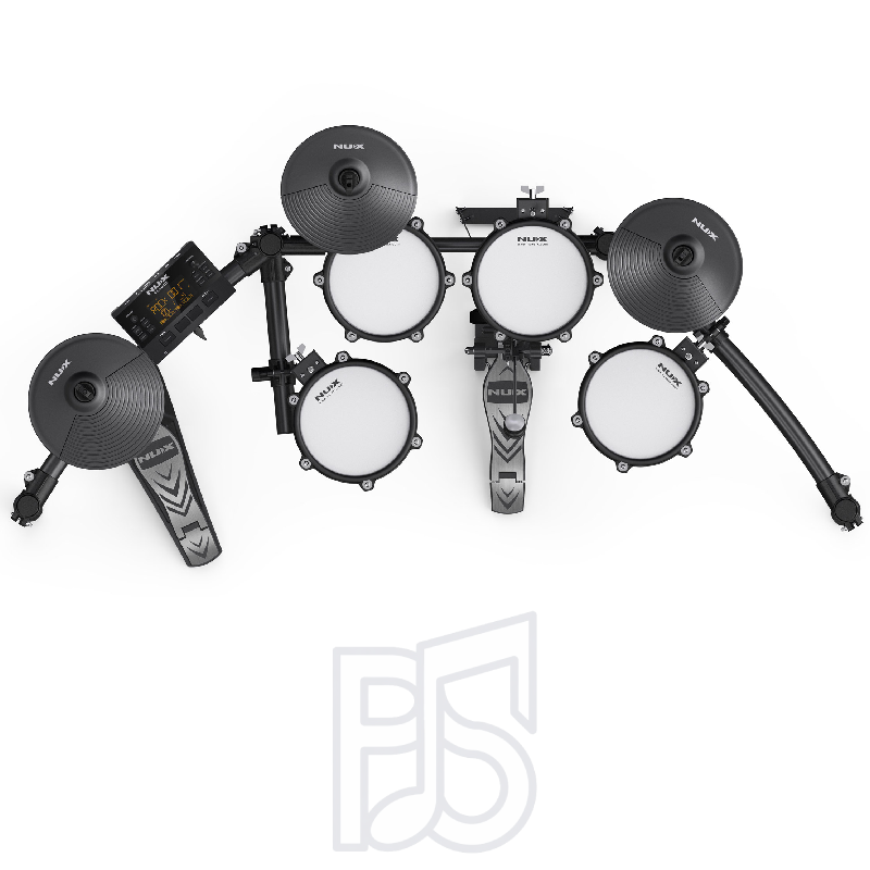NUX DM-210 Electronic Drum Kit – All Mesh Head Digital Drum Set