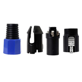 Speakon 4-Pole Inline Connectors 2 Pack Professional Audio Speaker Cable Plugs